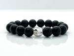 12mm Black Onyx "Zodiac" Bracelet