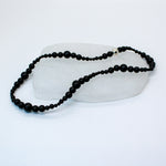 Black Onyx + Sterling Silver "Making Waves" Necklace