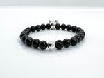 Black Tourmaline "Frenchie" Bracelet