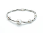 Freshwater Pearls & 925 Sterling Silver Beaded Bracelet 4