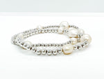 Freshwater Pearls & 925 Sterling Silver Beaded Bracelet 1