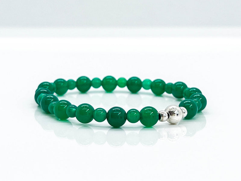 Green Onyx "Rolling Stones" Bracelet