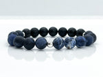 Sodalite + Lava Rock Bracelet