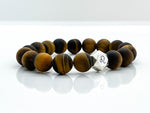 12mm Tiger's Eye "Zodiac" Bracelet