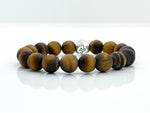 12mm Tiger's Eye "Zodiac" Bracelet