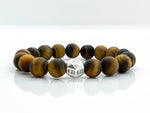 12mm Tiger's Eye "Zodiac" Bracelet